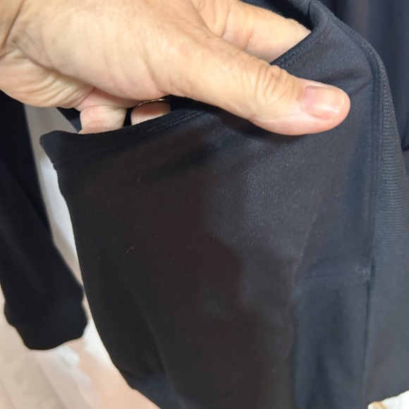 Balance Collection Black Cardigan size medium -hole for head to go through - Picture 7 of 11